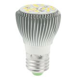  Bóng đèn LED chiếu điểm E27 6W, 15 LED 5050 SMD, Ánh sáng trắng ấm, AC 85-265V 