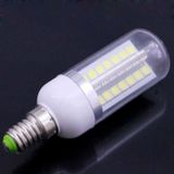  E14 5W Ánh sáng trắng 450LM 56 LED SMD 5050 Bóng đèn ngô, AC 220V 