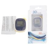  Máy đếm bước chân điện tử kỹ thuật số đa chức năng 3D tất cả các chiều (Màu vàng) 