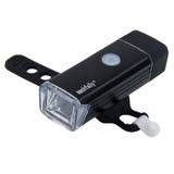  MC-QD001 180 Lumens USB LED có thể sạc lại Ánh sáng nhôm sáng với giá đỡ tay cầm (Đen) 