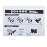  MC-QD001 180 Lumens USB LED có thể sạc lại Ánh sáng nhôm sáng với giá đỡ tay cầm (Đen) 