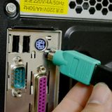  Bộ chuyển đổi USB A Jack sang mini DIN6 đực (USB sang PS / 2) (Xanh lục) 
