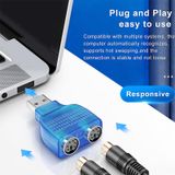  Bộ chuyển đổi USB Male sang PS / 2 Female cho chuột / bàn phím 