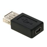  Bộ chuyển đổi USB 2.0 AF sang Mini 5 Pin USB Female Adapter (Đen) 