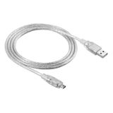  Cáp USB 2.0 Male to Firewire iEEE 1394 4 Pin Male iLink, Chiều dài: 1.2m 