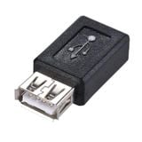  Bộ chuyển đổi USB 2.0 AF sang Micro USB Female chất lượng cao (Đen) 