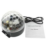  Bóng đèn pha lê Magic Ball đa chức năng DMX512 10CH, LED RGB với màn hình kỹ thuật số, kích hoạt âm thanh hỗ trợ 