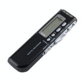  Máy ghi âm kỹ thuật số 4GB Dictaphone Máy nghe nhạc MP3, Hỗ trợ ghi âm qua điện thoại, Chức năng VOX (Đen) 