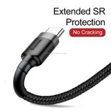  Baseus 1m 3A Cáp sạc đồng bộ dữ liệu USB-C / Type-C tối đa 1m 3A, Cáp sạc đồng bộ hóa dữ liệu Baseus 1m 3A Max USB sang USB-C / Type-C (Màu xám) 