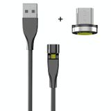  2m USB sang Micro USB Cáp sạc từ tính xoay 540 độ (Đen) 