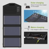  Allpowers sạc pin năng lượng mặt trời di động 5V 15W kép usb + loại c sạc pin mặt trời di động ngoài trời có thể gập lại bảng điều khiển năng lượng mặt trời 