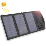  Allpowers sạc pin năng lượng mặt trời di động 5V 15W kép usb + loại c sạc pin mặt trời di động ngoài trời có thể gập lại bảng điều khiển năng lượng mặt trời 