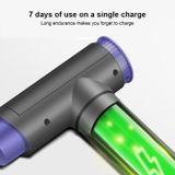  Máy mát xa cơ thể dục Mini Body Massage Guns Di động USB sạc mô sâu Máy mát xa cơ với 4 đầu mát xa, Thông số kỹ thuật: Nút (Đen) 