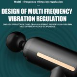  Sạc USB Ba tốc độ rung có thể điều chỉnh Súng Fascia Mini Súng mát xa điện Máy mát xa toàn thân (Đỏ) 