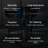  6 Gears Mini Fascia Gun Massage Gun Electric Fitness Massager, Đặc điểm kỹ thuật: Tệp chìa khóa, Không có túi (Đỏ) 