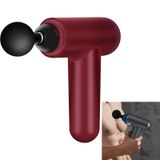  6 Gears Mini Fascia Gun Massage Gun Electric Fitness Massager, Đặc điểm kỹ thuật: Tệp chìa khóa, Không có túi (Đỏ) 