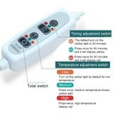  USB Charging Heating Silk Moxa Sleep Eye Mask (Rose Gold) 