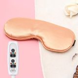  USB Charging Heating Silk Moxa Sleep Eye Mask (Rose Gold) 