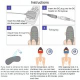  Mặt nạ ngủ cho mắt bằng hơi nước sưởi ấm bằng sạc USB (Tím) 