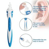  10 Bộ đồ thông minh SWAB bằng nhựa lau tai công cụ loại bỏ Eardwax với 15 bộ phận thay thế 