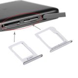  Cho Galaxy E5 (Phiên bản hai SIM) Khay SIM + Khay thẻ Micro SD / SIM (Màu bạc) 