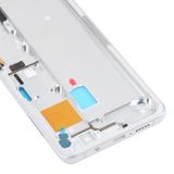  Vỏ phía trước LCD khung hình bezel cho Xiaomi Mi Note 10 Lite M2002F4LG, M1910F4G (Trắng) 