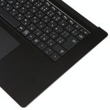  Dành cho Máy tính xách tay Microsoft Surface 3/4 15 inch Phiên bản tiếng Anh của Anh Bàn phím có Vỏ C / Bảng cảm ứng (Đen) 