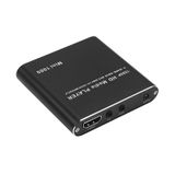  MINI 1080P Full HD Media USB HDD Hộp đầu phát thẻ SD / MMC, Đầu cắm EU (Đen) 
