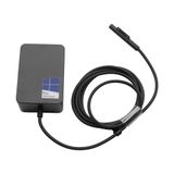  Bộ sạc bộ chuyển đổi AC 24W 15V 1.6A cho Microsoft Surface Go / Pro 4 1736, US Plug 