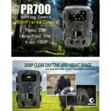 Camera săn bắn động vật hoang dã PR700 1080P Máy quay phim tầm nhìn ban đêm kích hoạt để kích hoạt quét ngoài trời 