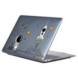  Đối với MacBook Air 13,3 inch A1932 2018 ENKAY Spaceman Pattern Laotop Vỏ pha lê bảo vệ (Spaceman No.1) 