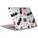  Đối với MacBook Air 13,3 inch A1932 / A2179 / A2337 ENKAY Animal Series Pattern Vỏ pha lê bảo vệ Laotop (Bat) 