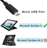  Dành Cho Microsoft Surface3 1624 1645 Bộ Chuyển Đổi Nguồn Điện 5.2V 2.5A 13W Android Cổng Sạc, Phích Cắm Châu Âu 