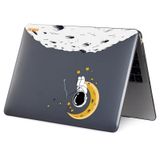  Dành cho MacBook Air 13.3 2018 A1932 ENKAY Hat-Prince 3 trong 1 Vỏ pha lê bảo vệ máy tính xách tay kiểu Spaceman với màng bàn phím TPU / phích cắm chống bụi, Phiên bản: US (Spaceman No.3) 