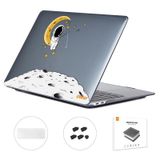  Dành cho MacBook Air 13.3 2018 A1932 ENKAY Hat-Prince 3 trong 1 Vỏ pha lê bảo vệ máy tính xách tay kiểu Spaceman với màng bàn phím TPU / phích cắm chống bụi, Phiên bản: US (Spaceman No.3) 