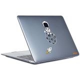  Dành cho MacBook Pro 16.2 A2485/A2880 2023 ENKAY Hat-Prince 3 trong 1 Spaceman Pattern Laotop Vỏ pha lê bảo vệ với màng bàn phím TPU / phích cắm chống bụi, Phiên bản: US (Spaceman No.4) 