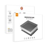  Đối với MacBook Air 13.3 2018 A1932 ENKAY Hat-Prince 3 trong 1 Giá đỡ bảo vệ Vỏ cứng với màng bàn phím TPU / Phích cắm chống bụi, Phiên bản: EU (Xám) 