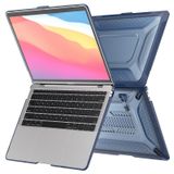  Đối với MacBook Air 13.3 2018 A1932 ENKAY Hat-Prince 3 trong 1 Giá đỡ bảo vệ Vỏ cứng với màng bàn phím TPU / Phích cắm chống bụi, Phiên bản: EU (Xám) 