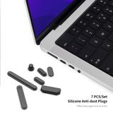  Đối với MacBook Pro 14.2 A2442/A2779 2023 ENKAY Hat-Prince 3 trong 1 Vỏ khung bảo vệ Vỏ cứng với màng bàn phím TPU / phích cắm chống bụi, Phiên bản: Mỹ (Kaki) 