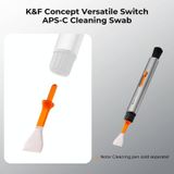  K&F CONCEPT SKU.1901 Bộ bút làm sạch có thể thay thế với 20 miếng gạc làm sạch APS-C 