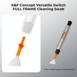  K&F CONCEPT SKU.1902 Bộ bút làm sạch có thể thay thế với 20 miếng gạc làm sạch APS-C Full Frame 