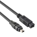  JUNSUNMAY FireWire Tốc độ cao DV 800 9 chân đực đến FireWire 400 4 chân đực Cáp IEEE 1394, Chiều dài: 3m 