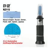  RZ115 autifreez khúc xạ kế điểm đóng băng urê urea adblue ắc quy thủy tinh máy đo nước máy đo ATC công cụ 