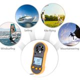  Máy đo gió kỹ thuật số RZ818 Dụng cụ đo nhiệt độ và tốc độ gió cầm tay 