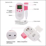  RZ-100S9 LED Doppler thai nhi Siêu âm Âm thanh Máy dò nhịp tim của em bé Màn hình kỹ thuật số trước khi sinh Ống nghe Doppler bỏ túi thai nhi 