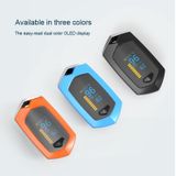  Pobort PulsioXimeximetro Finger Spo2 Pulse Oxymeter Blood Oxy Monitor Batteratiemeter (màu xanh) 