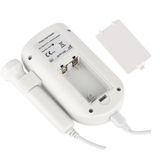  FD-100 Kỹ thuật số Doppler thai nhi Âm thanh Máy dò nhịp tim của em bé Màn hình LED Kỹ thuật số trước khi sinh Ống nghe Doppler túi thai nhi (Xanh lam) 