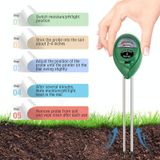  RZ103 Mini đất pH độ ẩm độ ẩm đo pH đồng hồ đo độ ẩm màng ẩm kế làm vườn thực vật làm ẩm 