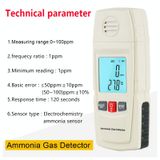  GM8806 Máy dò khí amoniac Máy kiểm tra amoniac mô hình kỹ thuật số di động với báo động 