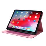  Dành cho iPad Pro 11 (2020) TPU lật ngang TPU + Vỏ máy tính bảng bảo vệ bằng da PU với clip thẻ tên (Rose Red) 